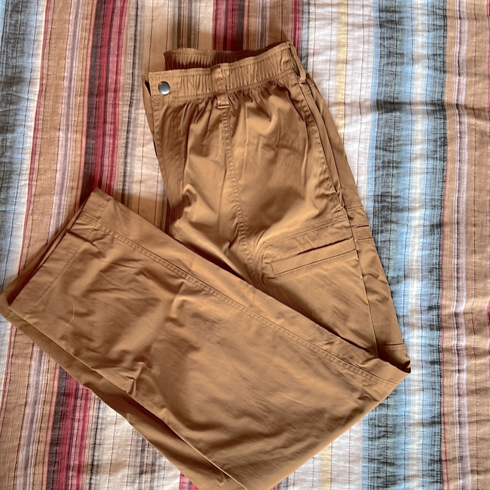 DTC elastic waist tech pants